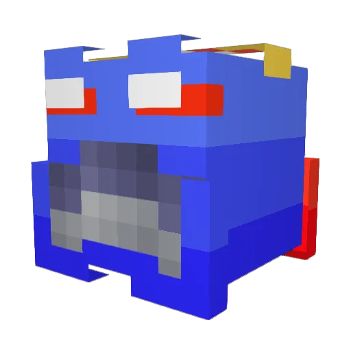BiggieMay67 Minecraft avatar head, 3D render