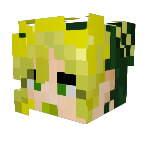 Biggie_Cheese212 Minecraft avatar head, 3D render