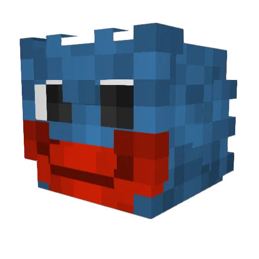 Biggiecheez0 Minecraft avatar head, 3D render