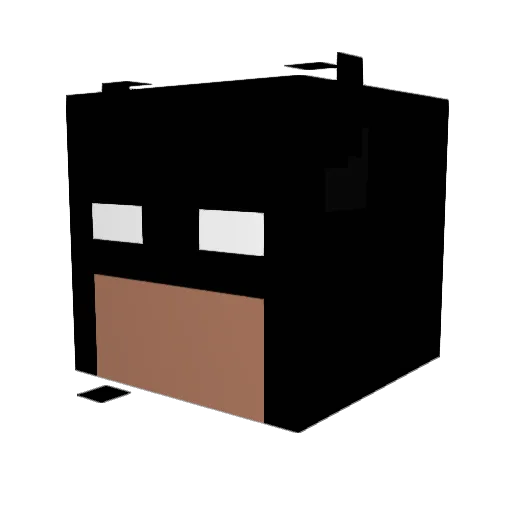 Bigglezworth Minecraft avatar head, 3D render