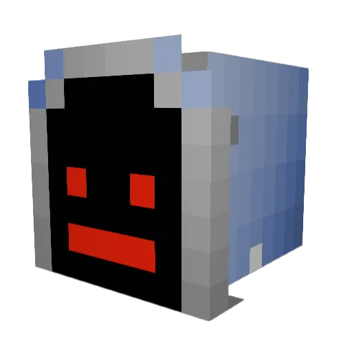 BiggySpoon Minecraft avatar head, 3D render