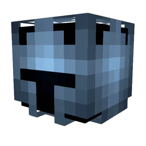 Biggylazy Minecraft avatar head, 3D render