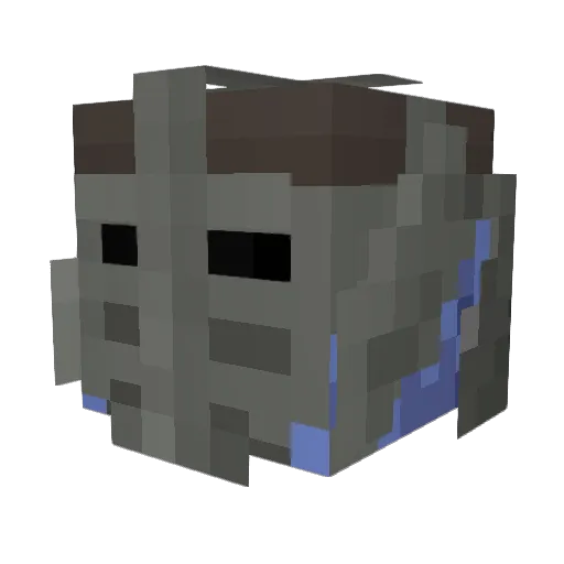 Bighog1982 Minecraft avatar head, 3D render