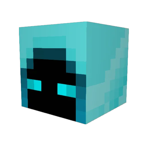 Bigloopy111 Minecraft avatar head, 3D render