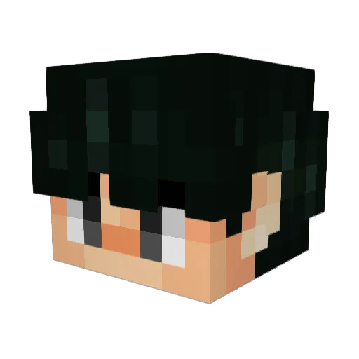 BigmanShimSham Minecraft avatar head, 3D render
