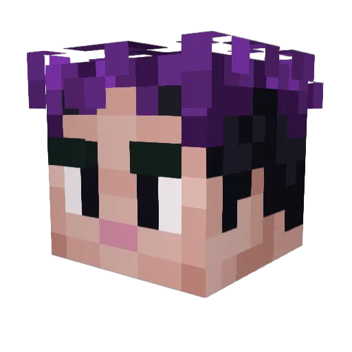 Bigmurphy8701 Minecraft avatar head, 3D render