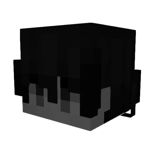Bigos66 Minecraft avatar head, 3D render