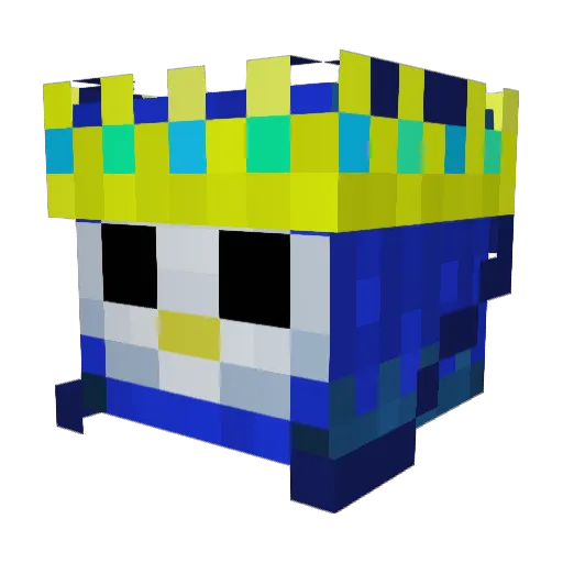 Bigs4BoB Minecraft avatar head, 3D render