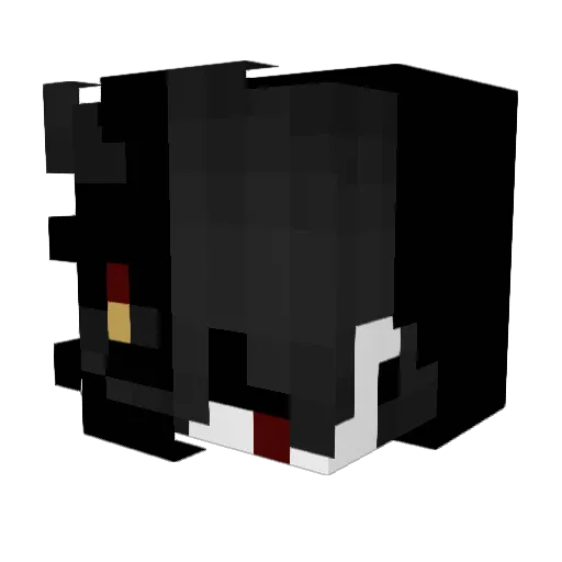 BigsKillAwayTv Minecraft avatar head, 3D render