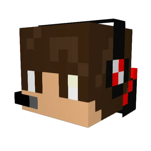 Bigsteve10 Minecraft avatar head, 3D render