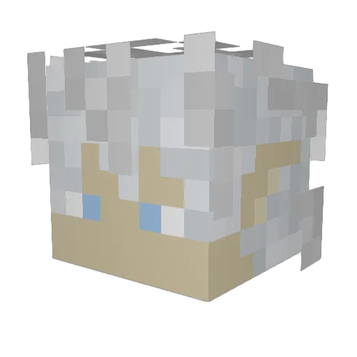 Bigtalker526 Minecraft avatar head, 3D render