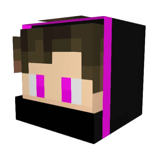 Bigwhitty23 Minecraft avatar head, 3D render