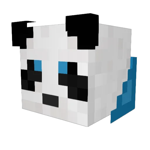 Bigxer341 Minecraft avatar head, 3D render