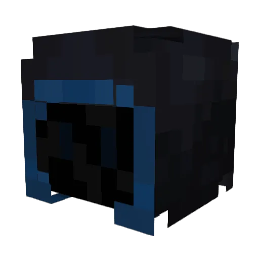 Bigzoomturtle Minecraft avatar head, 3D render