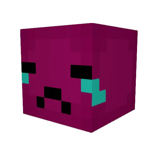 Bihcets Minecraft avatar head, 3D render