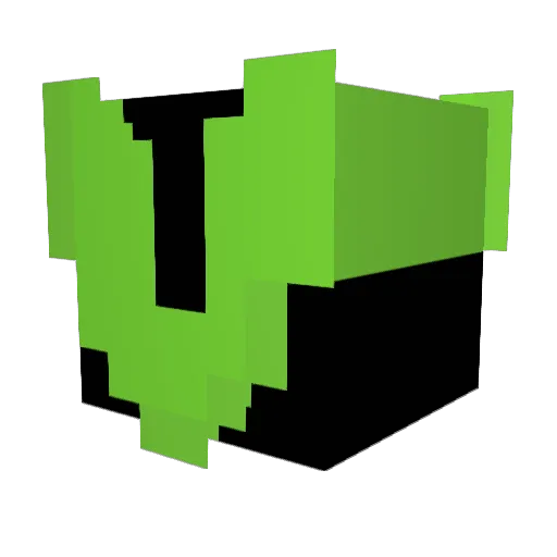 Bihnice Minecraft avatar head, 3D render