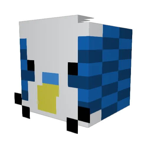 BiiMii4014 Minecraft avatar head, 3D render