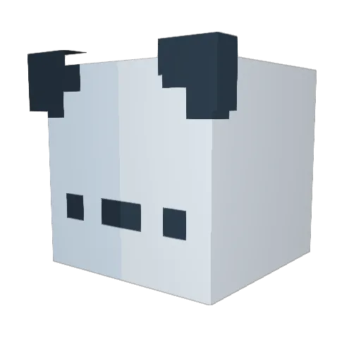 Biibii_yt Minecraft avatar head, 3D render