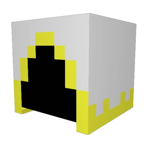 BiiiaNo Minecraft avatar head, 3D render