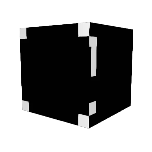 Biio Minecraft avatar head, 3D render