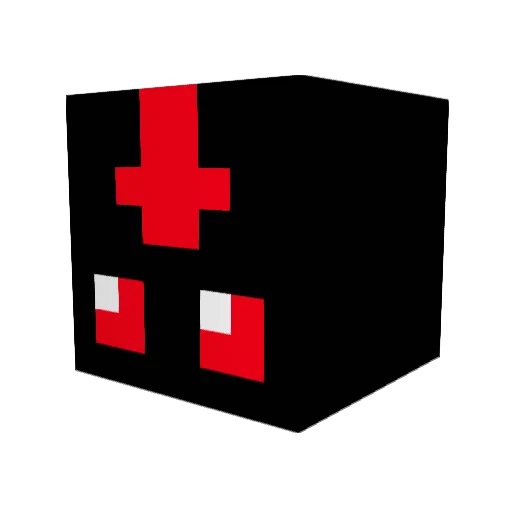 Bijak6 Minecraft avatar head, 3D render