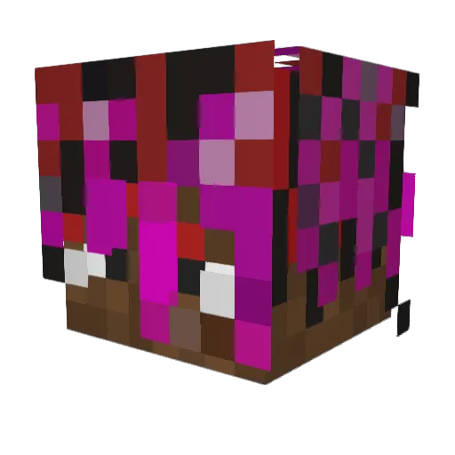 BilOro Minecraft avatar head, 3D render