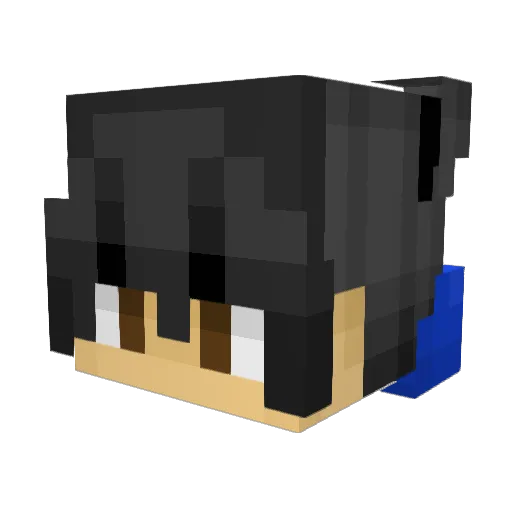Bilal_mus Minecraft avatar head, 3D render