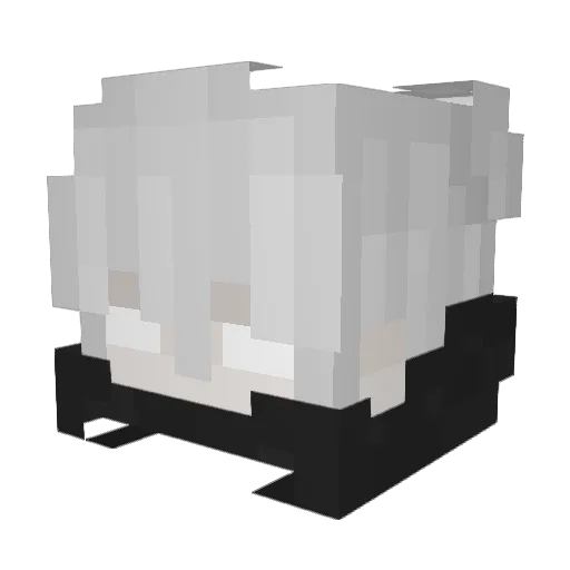 Bilashkiller Minecraft avatar head, 3D render