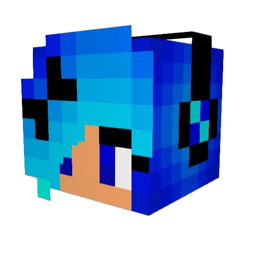 Bilbo_Swagginz Minecraft avatar head, 3D render