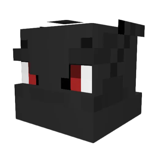 BilbolegoMollets Minecraft avatar head, 3D render