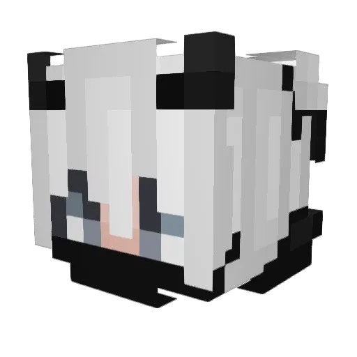 Bill88512 Minecraft avatar head, 3D render