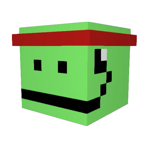 BillBob115 Minecraft avatar head, 3D render