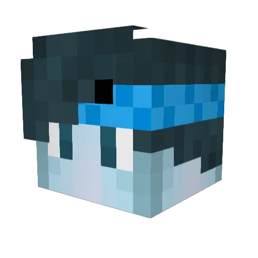 BillBurrasca Minecraft avatar head, 3D render