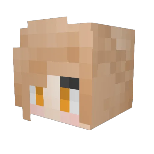 BillCosby01 Minecraft avatar head, 3D render
