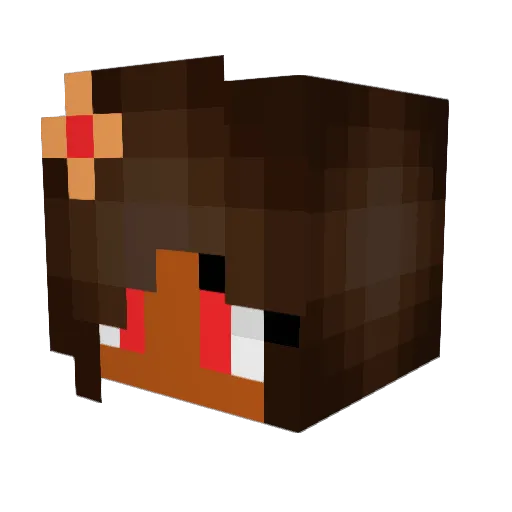 BillCypher103100 Minecraft avatar head, 3D render