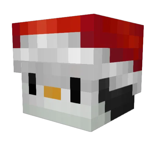 BillThelucky Minecraft avatar head, 3D render