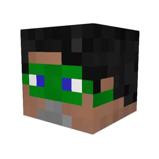 Bill_The_Badass Minecraft avatar head, 3D render
