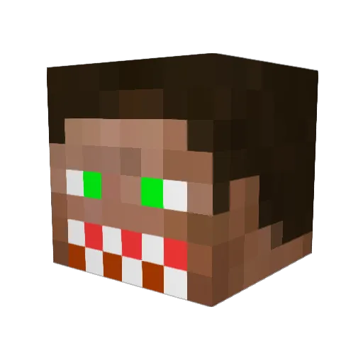 Billan_PvPer Minecraft avatar head, 3D render