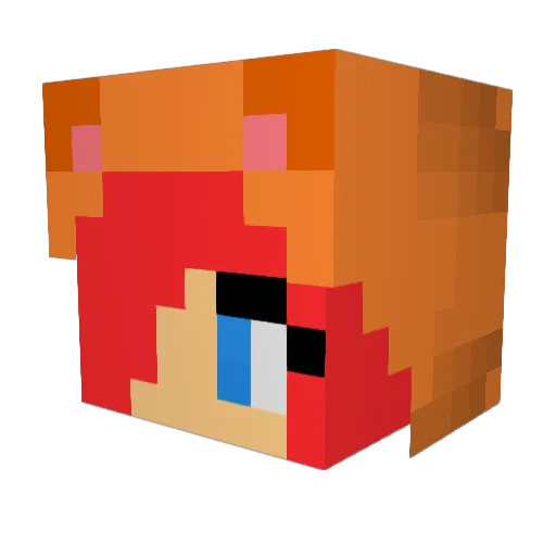 BilliDetheridge Minecraft avatar head, 3D render