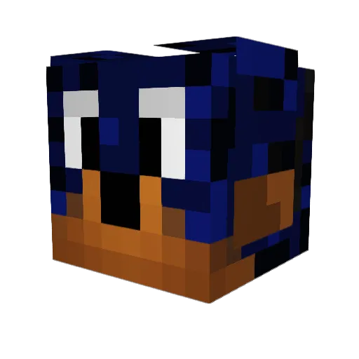 BilliamTheGoon Minecraft avatar head, 3D render