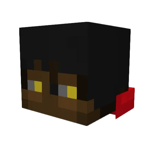 BillieJeanAnDaB Minecraft avatar head, 3D render