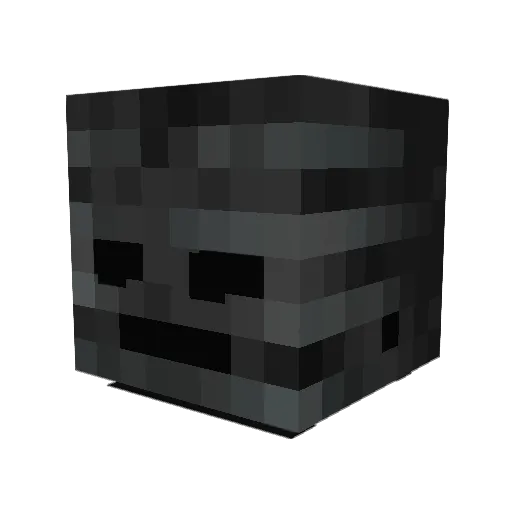 BilliePotatoe Minecraft avatar head, 3D render