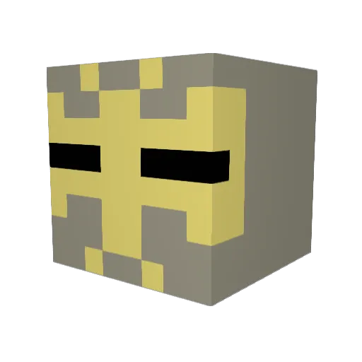 Billistic_Tank Minecraft avatar head, 3D render