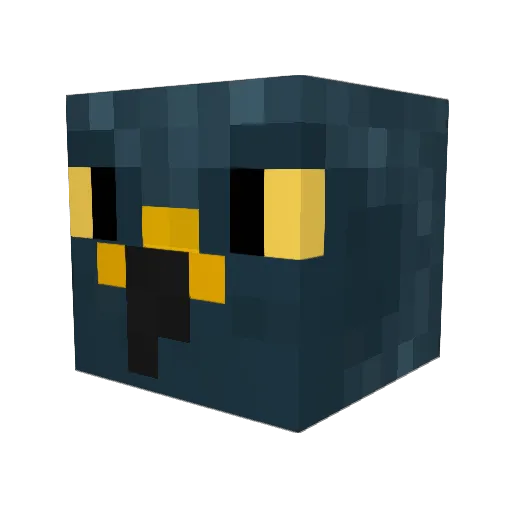 Billowo Minecraft avatar head, 3D render