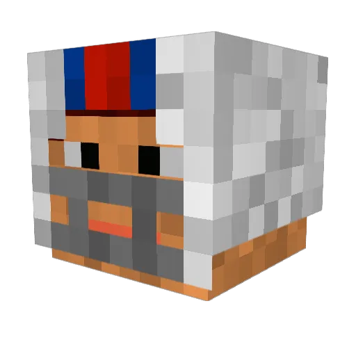 BillsMafia909 Minecraft avatar head, 3D render