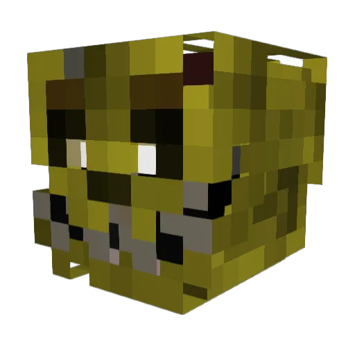 Billy2210 Minecraft avatar head, 3D render