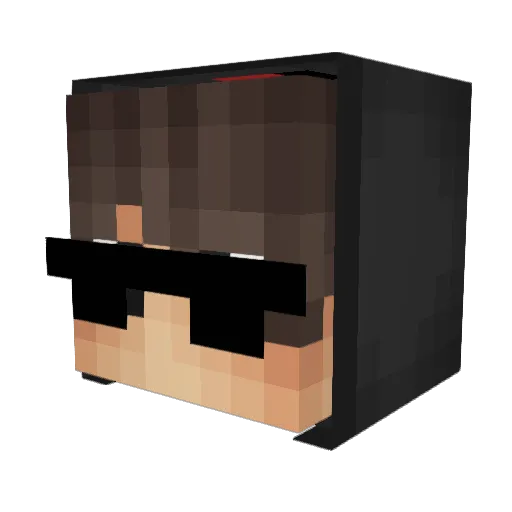 Billy7997 Minecraft avatar head, 3D render