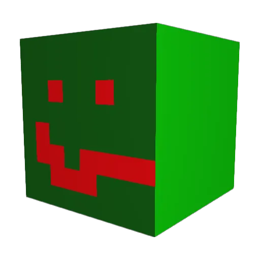 BillyBalarky Minecraft avatar head, 3D render