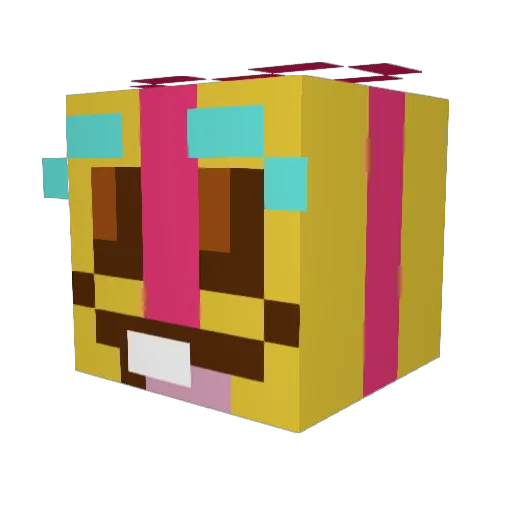 BillyBillificus Minecraft avatar head, 3D render