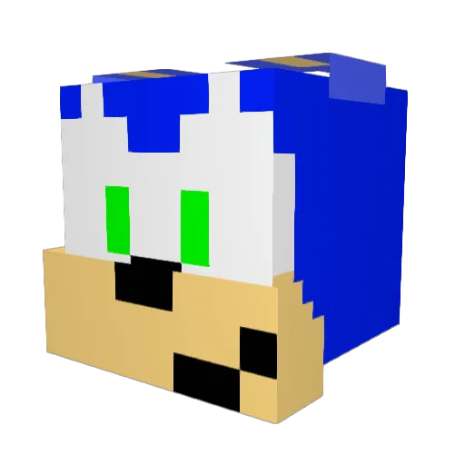 BillyBlock5 Minecraft avatar head, 3D render